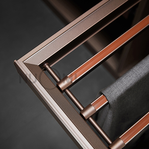 Nuomi Trung Quốc Nhà Máy Tốt Nhất Giá Rẻ Kéo Ra Quần Hanger Kéo Ra Quần Kệ Cho Tủ Quần Áo - Product Image 6