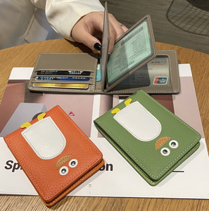 Nouveauté Porte-cartes de crédit mignon en forme de pingouin pour filles, porte-cartes multi-fentes pour femmes - Product Image 1