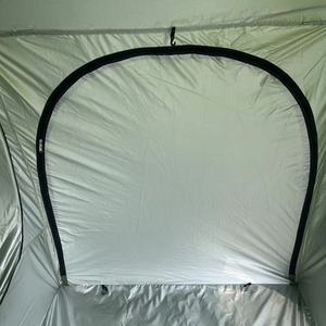 Carpa extensible para exteriores de tela Oxford, de montaje rápido, gran espacio, rectangular, para las cuatro estaciones, para almacenamiento de bicicletas y motocicletas. - Product Image 4