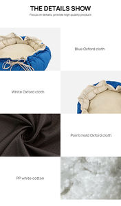 Cama para Mascotas de Alta Calidad, Suave y Cálida, Clásica, con Cojín No Extraíble, Lavable, Resistente, Tipo Cueva para Perros y Gatos - Product Image 2