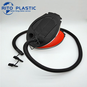 Pompe à air portable pour SUP gonflable et <span class=keywords><strong>bateau</strong></span> de piscine, avec pédale et buse interchangeable, et long tuyau accordéon - Product Image 5