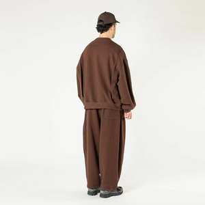 New Style Winter Heavy Weight 520gsm 100% Cotton Pleated Back Sweater <strong>Shirt</strong> with Long Pants Streetwear Cotton Graphic Tracksuit - Product Image 2