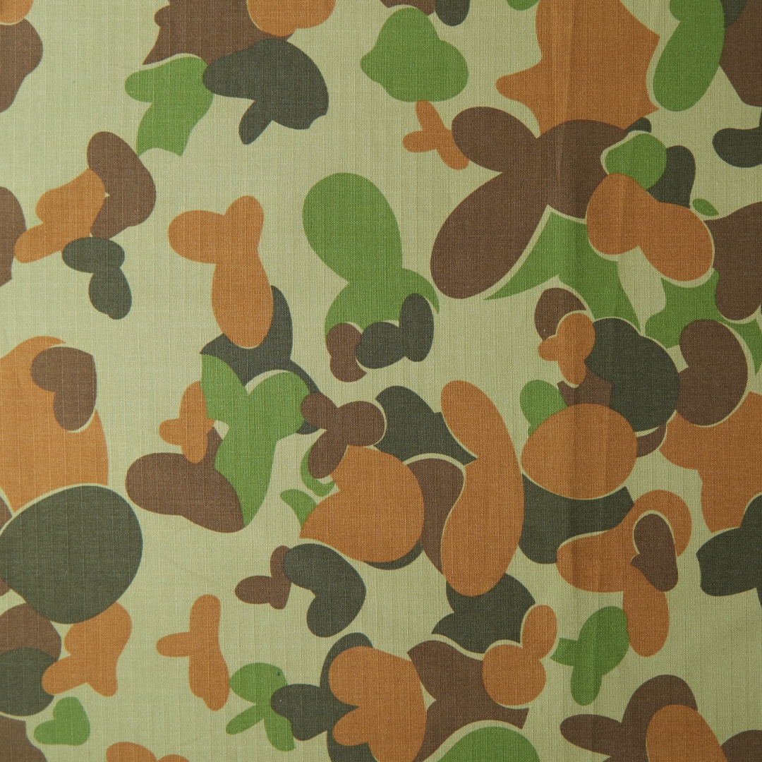 Stock US Jungle Camouflage Printed Fabric Nylon Cotton Plaid NYCO Waterproof Ripstop Infrared-Proof Fabric for Tactical Outdoor