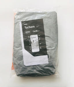 DuPont Tychem 6000 Combinaison jetable résistante aux produits chimiques, combinaison de protection jetable, vêtements de protection Tyvek 6000F - Product Image 2