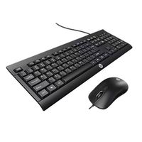 Ensemble clavier et souris filaire ergonomique ultra-fin 68 touches pour le jeu, le bureau et la maison, USB 1200dpi, design en stock