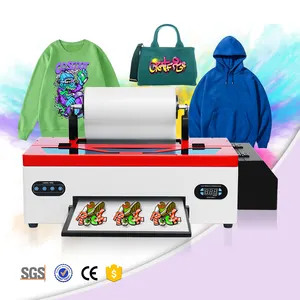 l1800 dtf printer T shirt PET Film Inkjet DTF printer for tshirt a3 Impresora dtf printer with roller