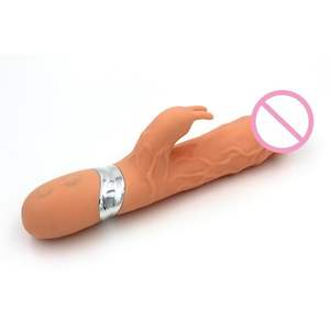 Dropshipping Dames Dubbele Kop Konijn Vibrator Grote Siliconen <span class=keywords><strong>Dildo</strong></span> voor G-Spot Masturbatie Seks Speelgoed - Product Image 5