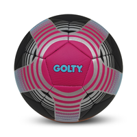 GOLTY SM-1015 Taille 5 Poids 400-450G et Circonférence 680-700MM avec Nom de l'Entreprise Imprimé Cousu à la Machine Football