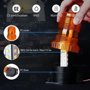 Magnetic Led Emergency Beacon Strobe Tow Truck Marine Flashing Crane Strobe Beacon <b>Lights</b> - Product Image 3