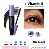 Mascara liquide 4D noir vegan, waterproof, longue tenue, recourbant et allongeant, favorisant la croissance des cils – Meilleure vente, personnalisable