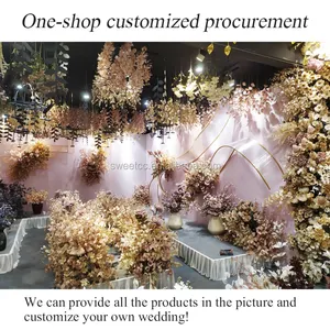 2020 Popular sell well yellow color manufacture one shop sourcing wedding hotel decoration
