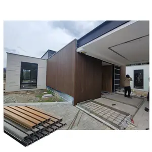 CO-09 219*26mm Length Customized Waterproof WPC Wall Cladding Exterior New Material