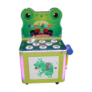 Muntduwer Ticket Verlossing Hit Frog Jump Game Machine Gekke Kikker Hamer Game Machine