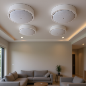 4 enceintes de plafond Bluetooth de 6,5 pouces, 150W, système de montage encastré dans le mur pour la maison, la cuisine, le salon, la chambre à coucher, la véranda extérieure 8 - Product Image 2