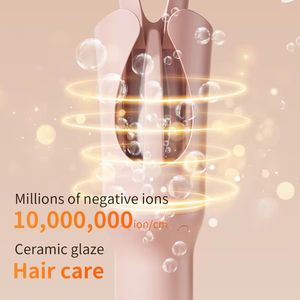 Fer à boucler électrique portable en céramique à ions négatifs avec écran LCD, styler anti-emmêlement ondulé et boucleur automatique - Product Image 4