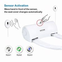 Vente en gros d'usine NAVISANI NS201C Siège de toilette hygiénique automatique avec remplacement automatique du film sanitaire pour prévenir les infections croisées