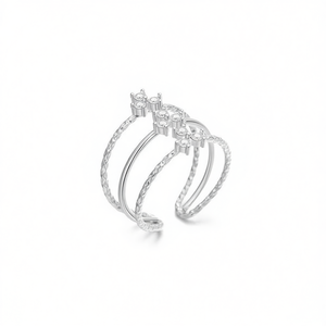 แหวนแฟชั่น A0214 สำหรับผู้หญิง เครื่องประดับคุณภาพสูง - Product Image 3