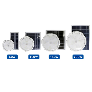 Solar Ceiling Light LED 100W 200W 400W Household Indoor Bedroom Outdoor Lighting High-power Courtyard Solar Led Light - Product Image 4