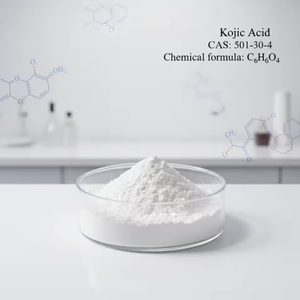Polvo de Ácido Kójico <span class=keywords><strong>CAS</strong></span> 501-30-4 para Productos Correctores de Manchas Oscuras - Product Image 1