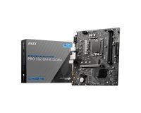 MSI PRO H610M-B DDR4 Motherboard Micro-ATX [Intel H610] 12-Gen CPU LGA1700