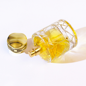 ขวดน้ำหอมแก้วหรูหราขนาด 100 มล. แบบขายส่ง ขวดเปล่าใช้ซ้ำได้พร้อมฝาจีบ รูปทรงกลม กล่องบรรจุภัณฑ์ขนาด 50 มล. สำหรับผู้หญิง - Product Image 1