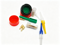 Kewei D38999/26WJ20PN IP67 Wasserdichter Aluminiumlegierungs-Gehäuse Gerader Stecker Luftfahrt-Steckverbinder-14P Pins 3 Adern