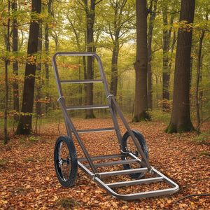 Carretilla Plegable para Caza, Capacidad de 300 Libras, Carro de Acero para Transporte de Caza y Equipo Utilitario - Product Image 2