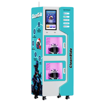 Máquina de Limpieza y Secado de Cascos UVC, Autoservicio, Atomización, Lavado, Doble Compartimento, Inteligente, para Motocicletas