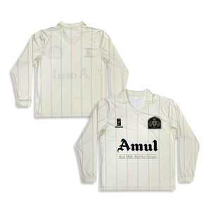 Camisetas de fútbol manga larga personalizadas sublimación diseño poliéster bordado Logo fútbol Jersey - Product Image 1