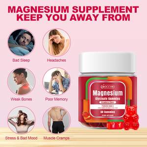 Caramelle Gommose al Magnesio Halal OEM con Vitamine, Calcio, Potassio e Magnesio Glicinato <span class=keywords><strong>per</strong></span> il Supporto del Corpo, il Sonno e il Relax - Product Image 6