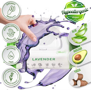 Manufacturers Customized Logo 100 Count Disposable Soft Pocket <b>Bath</b> Wet Pet Cat Cleaning Grooming Wipes for Pets - Product Image 3