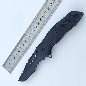 Stainless Steel Tactical Camo Handle Pocket Folding Knife For Camping Outdoor Survival And EDC Customizable OEM Supported