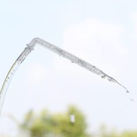 Goutteur à flèche courbée G-Irrigation pour tuyau 4/7mm, micro-asperseur, émetteur à flèche courbée, piquet d'arrosage de type L pour serre et jardin