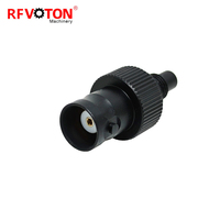 Adaptateur d'antenne BNC femelle finition noire pour radio bidirectionnelle Motorola R7 R6 R7a, connecteur de test coaxial RF, adaptateur en laiton pour talkie-walkie