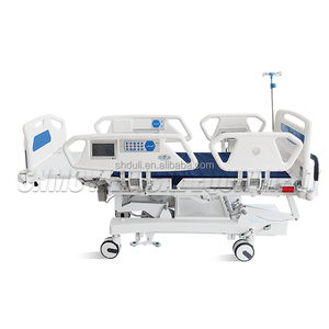Роскошная многофункциональная Больничная кровать хорошего качества медицинская кровать для ICU с CPR с системой веса от производителя - Product Image 4