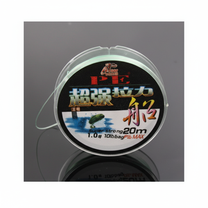 Línea de pesca trenzada X4PE20, 20M, alta resistencia, color gris oscuro, verde esmeralda, línea de nailon para atar anzuelos, suministros de aparejos de pesca - Product Image 1