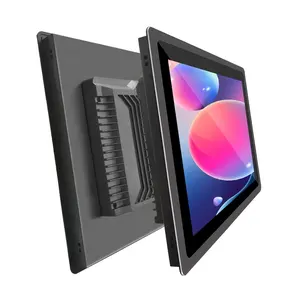 Panel pc tablet industri 10.4 inci untuk sistem supermarket win WiFi layar pesawat murni vga untuk komputer pc Industri