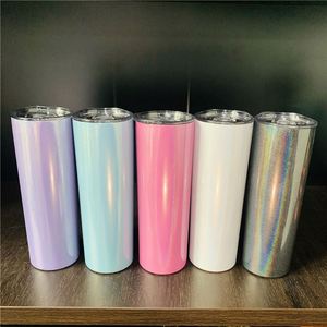 Beer Coffee Travel Water <b>Mugs</b> Cups 20Oz Shimmer Glitter Stainless Steel <b>Double</b> <b>Wall</b> Tumbler With Closed Lid Straw - Product Image 1