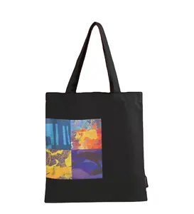Wholesale Quality Large Ladies And Students Art Canvas Bags Cotton Shopping Canvas Tote Bag
