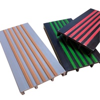 Profilé de rail coulissant en PVC Leguwe de haute qualité pour marche d'escalier, en plastique rigide, avec double rainure en U pour porte coulissante à pousser-tirer
