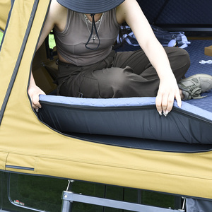 Outdoor 4 People Waterproof Portable <strong>Tents</strong> Box Car <strong>Roof</strong> Top Camping Hardshell Rooftop For Jeep SUV Suzuki - Product Image 5