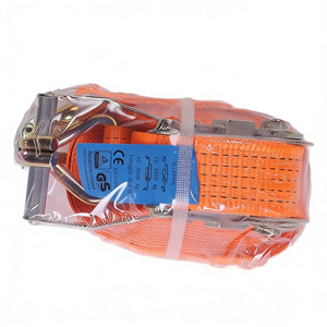 Sangles à cliquet robustes 38 mm (1,5 pouce) de large, résistance à la rupture de 2000 kg, avec doubles crochets en J pour la fixation de motos et fourgonnettes - Product Image 3