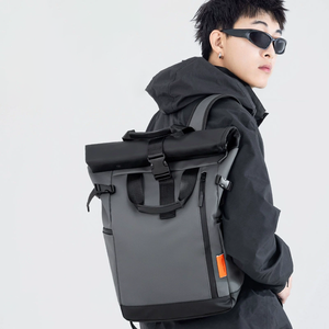 HAIBOWY Nouveau Sac à Dos Tendance Unisexe à Fermeture Éclair, Respirant, Grande Capacité, pour Ordinateur Portable, Idéal pour Étudiants et Voyages en Extérieur - Product Image 4