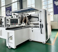 Machine de perçage CNC six faces pour le travail du bois, machine de perçage six faces pour panneaux de meubles
