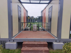 Chambre d'hôtel de luxe personnalisée préfabriquée à toit rétractable Conteneur à plat préfabriqué design Chambres d'hôtel préfabriquées - Product Image 4