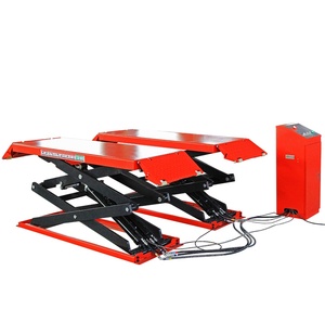 Sollevatore Idraulico a Forbice Ultra Sottile a Doppio Cilindro per <span class=keywords><strong>Auto</strong></span>, Sollevatore Rapido 3.5T Capacità 1850mm Altezza Massima, Attrezzatura per Veicoli - Product Image 4