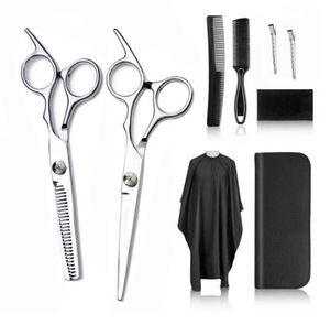 <span class=keywords><strong>Forbici</strong></span> <span class=keywords><strong>da</strong></span> barbiere integrate in acciaio inossidabile Set di strumenti per parrucchieri auto-taglio per uso domestico articoli vari per la casa - Product Image 6