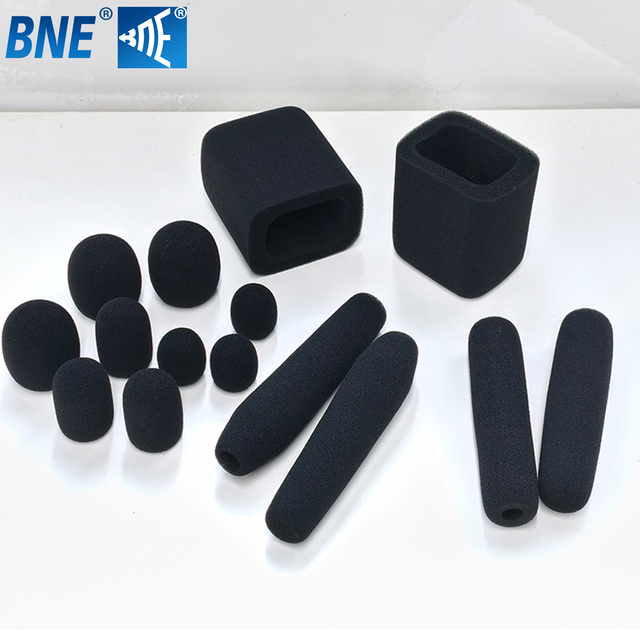 Conference Microphone Foam Sleeve Cover Headset Mic Sponge Cover Lavalier Lapel Mic Foam Cap Square Microphone Foam Windscreen