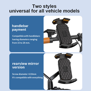 Support de téléphone USB pour vélo électrique/moto, support de scooter et support de navigation GPS stable pour voiture, OLIVER Fit - Product Image 3