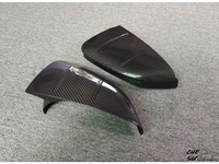 Coque de rétroviseur en fibre de carbone sèche de style M pour la décoration des rétroviseurs Ferrari SF90